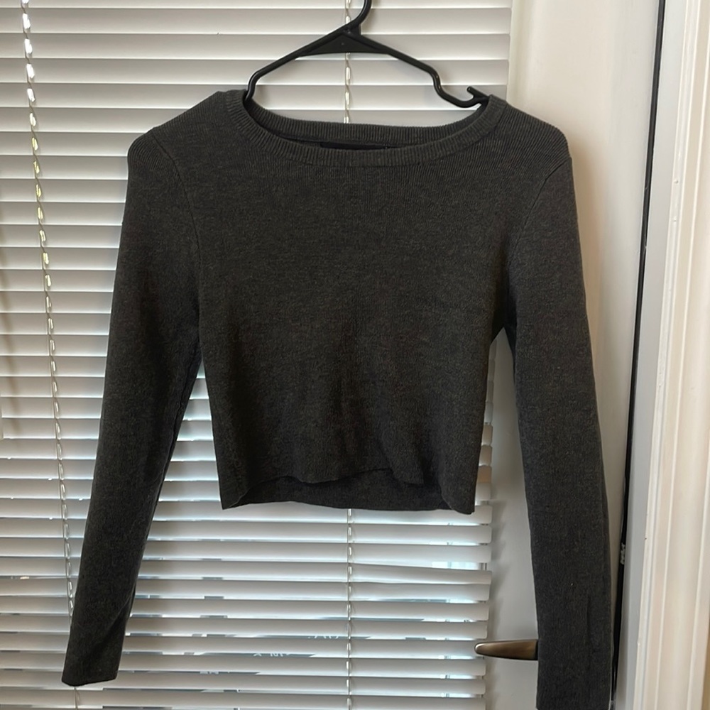 Cropped sweater